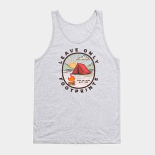 Leave Only Footprints, Kill Nothing But Time Tank Top